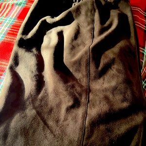 Talbots brown suede feel pants